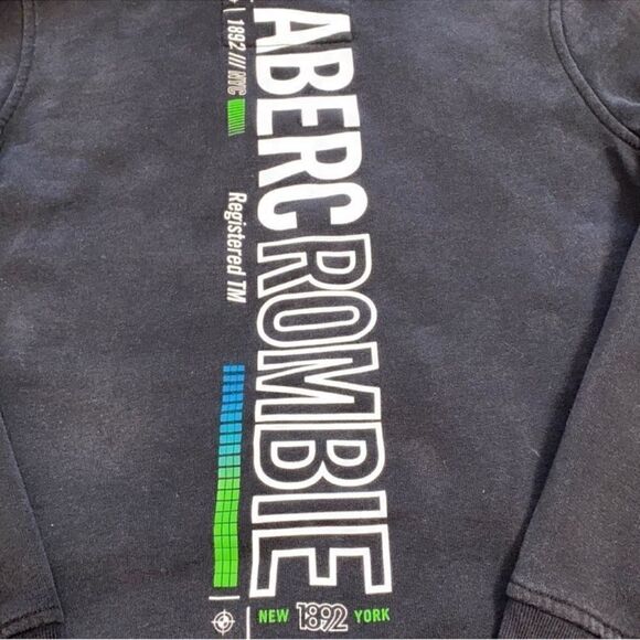 Abercrombie and Fitch Kids Blue Hoodie( Size 11/12) - Picture 3 of 5